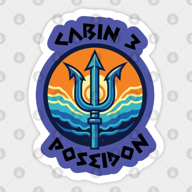 Cabin 3 Poseidon V7 Sticker by whatyouareisbeautiful